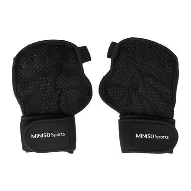 Guantes antideslizantes de entrenamiento con soporte para la palma miniso sports -  Miniso