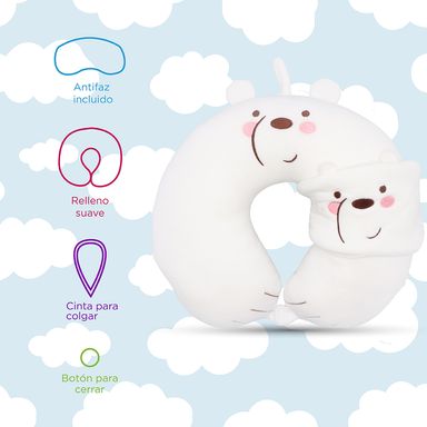 Almohada para viaje de polar -  We Bare Bears