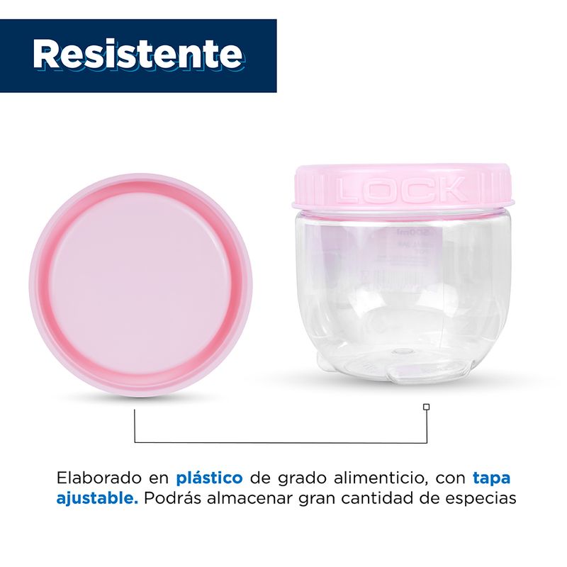 Tarro-de-almacenamiento-con-tapa-500-ml-rosa-Miniso-5-3786