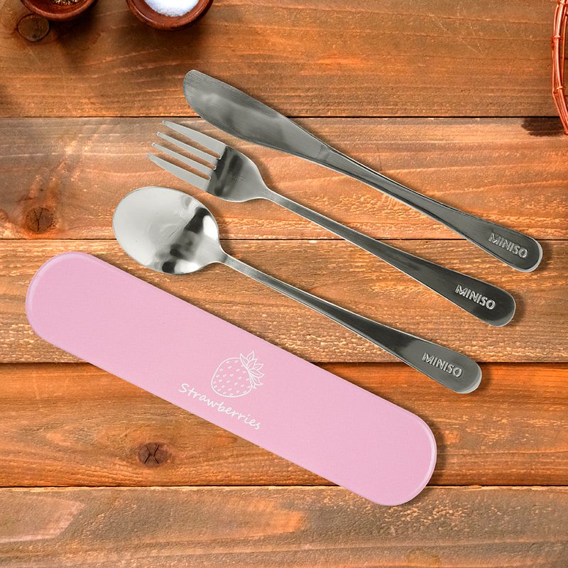 Kit-de-cubiertos-fruit-series-de-fresa-4-pzas-Miniso-2-7577