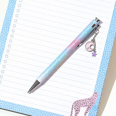 Lapicero 1.0mm tinta negra de estrella con colgante illusion collection -  Miniso