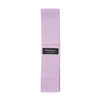 Banda de resistencia gruesa para piernas y glúteos violeta miniso sports -  Miniso