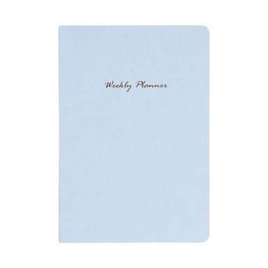 Cuaderno estampado con plan semanal gris 32 hojas -  Miniso