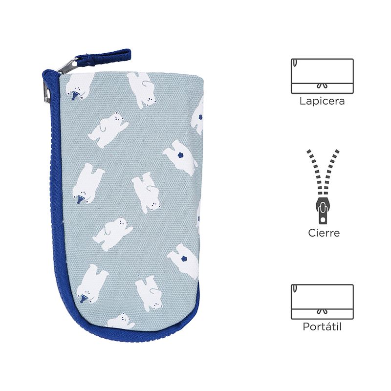 Cartuchera-de-oso-polar-little-bear-series-18-9-5-3cm-Miniso-3-7023