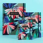 Libreta-con-espiral-A6-dazzling-world-banda-azul-obscuro-90-hojas-Miniso-5-6892