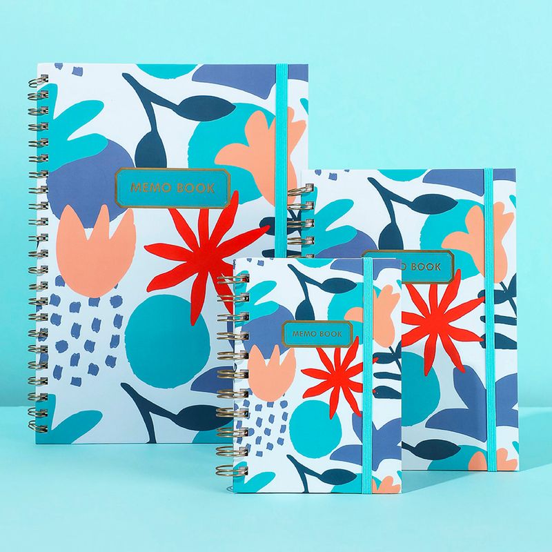 Libreta-con-espiral-A5-dazzling-world-banda-azul-claro-100-hojas-Miniso-5-6894