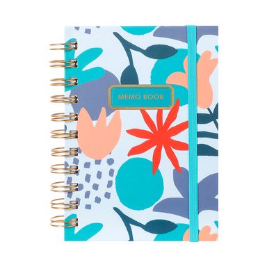 Libreta con espiral A5 dazzling world banda azul claro 100 hojas -  Miniso