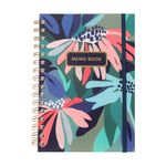 Libreta-con-espiral-A6-dazzling-world-banda-azul-obscuro-90-hojas-Miniso-1-6892