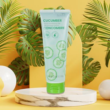 Gel limpiador facial exfoliante de pepino -  Miniso