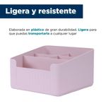 Organizador-de-almacenamiento-para-escritorio-con-secciones-divididas-rosa-18-5-16-10cm-Miniso-4-10450