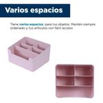 Organizador-de-almacenamiento-para-escritorio-con-secciones-divididas-rosa-18-5-16-10cm-Miniso-6-10450