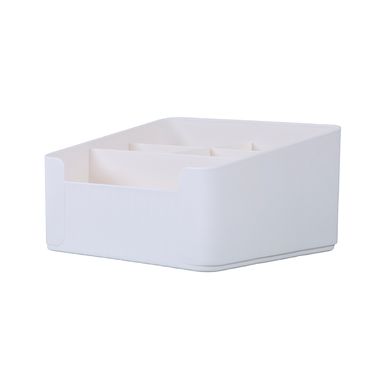 Organizador de almacenamiento para escritorio con secciones divididas gris 18.5*16*10cm -  Miniso