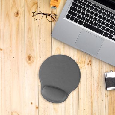 Mouse pad con soporte para muñecas color gris -  Miniso