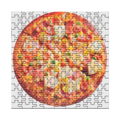Rompecabezas circular 500 pz / 50.8 cm (pizza) -  Miniso