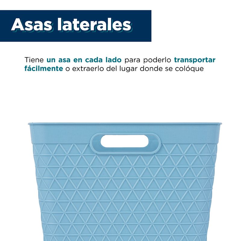 Organizador plastico azul 10 cms plastiken 89100-azul pl