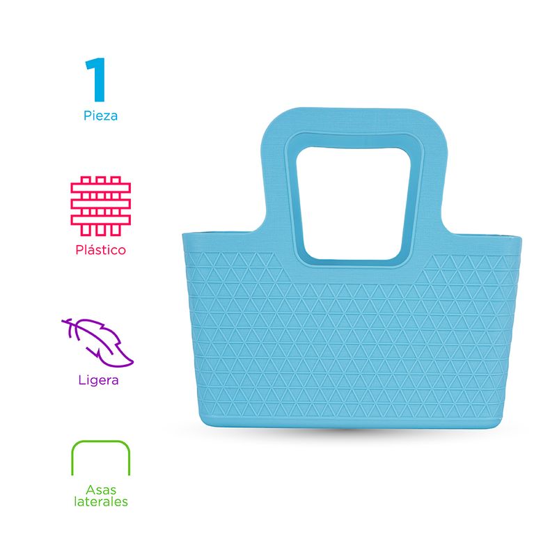 Organizador plastico azul 10 cms plastiken 89100-azul pl