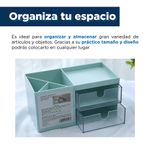 Caja-de-almacenamiento-de-dos-capas-con-cajones-multifuncional-verde-Miniso-5-3416