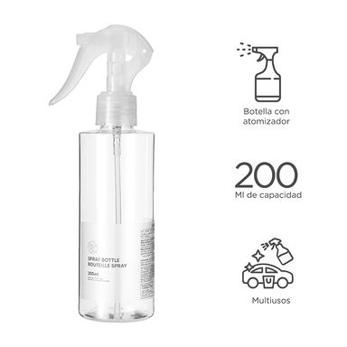 Botella de spray pet 200 ml - Miniso