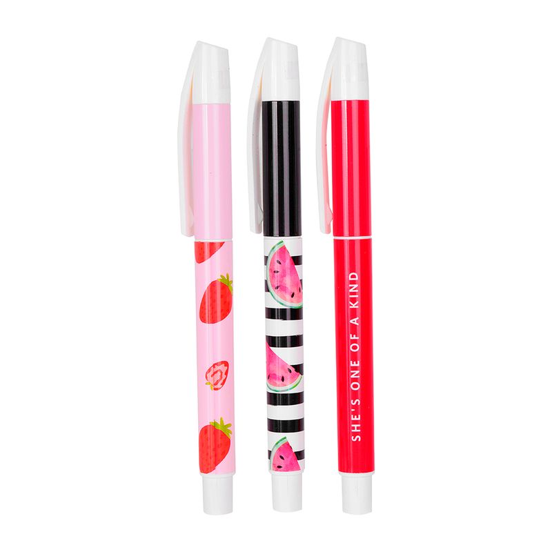 Lapicero-con-tapa-1-0mm-tinta-negra-3-pzas-fruit-series-Energy-Of-Fruits-1-4287