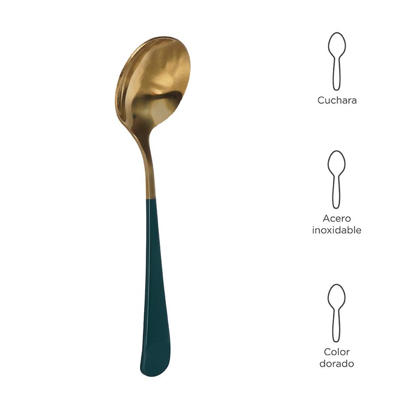 Cuchara-para-sopa-dorada-light-luxury-verde-y-dorado-Miniso-3-6723
