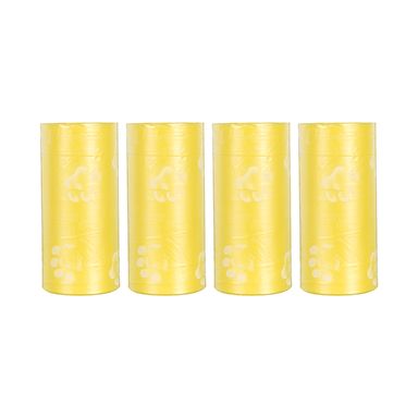 Bolsas para desechos de mascota degradables pet series 2.0 amarillo 4*20 pzas  - Miniso