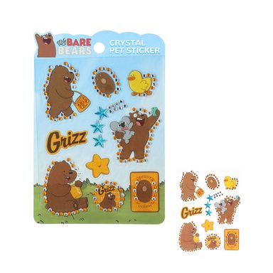 Sticker y estampas we bare bears coleccion 5.0 pegatinas de gemas pardo -  We Bare Bears