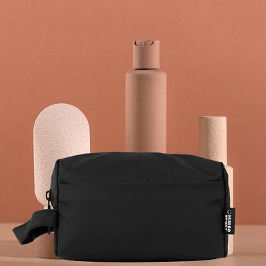 Cosmetiquera con correa impermeable vigorous sport series negro -  Miniso