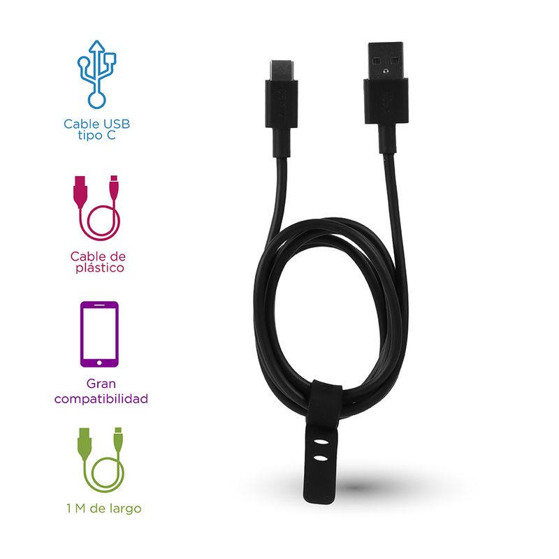 Cable-de-carga-rapida-tpe-tipo-c-1m-6a-negro-miniso-Miniso-3-10402