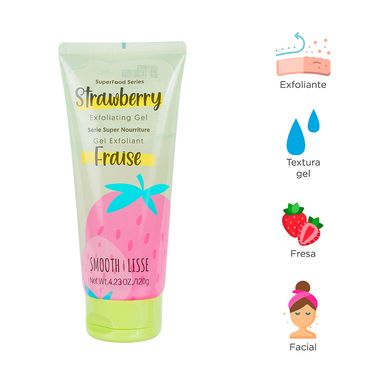 Limpiador facial en gel exfoliante fresa -  Miniso