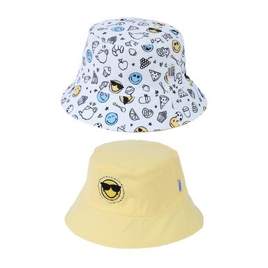Sombrero de cubo de doble cara smiley world collection amarillo -  Miniso