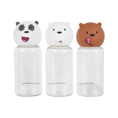 Set de botellas de viaje de silicona we bare bears collection 5.0 (3 piezas) -  We Bare Bears