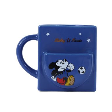 Taza de cerámica con compartimiento para galleta mickey mouse sports collection 440 ml - Disney