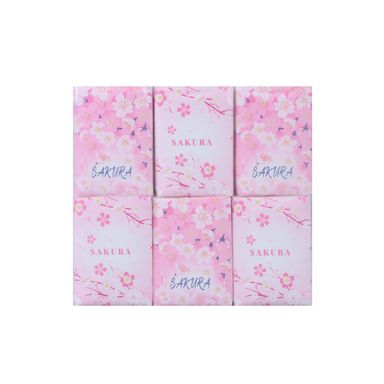 Pañuelos faciales sakura blossom series pocket packs 18 paquetes - Miniso