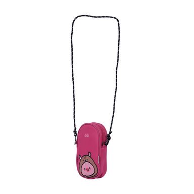Mini bolso porta celular gigi mini family rosa -  Miniso