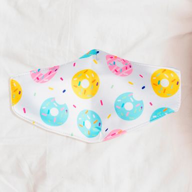 Cubrebocas con estampado de donas para niños zoo series  -  Miniso