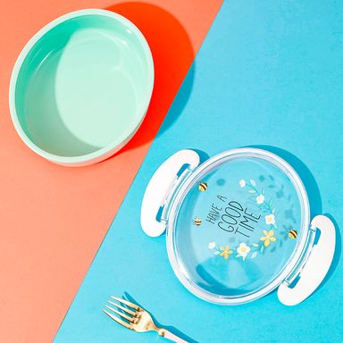 Contenedor para lunch bee series verde 380ml - Miniso