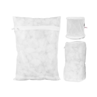 Bolsa de lavado en forma cilíndrica blanco 3 pzas -  Miniso