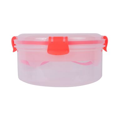 Taper para ensalada con separación grande naranja -  Miniso