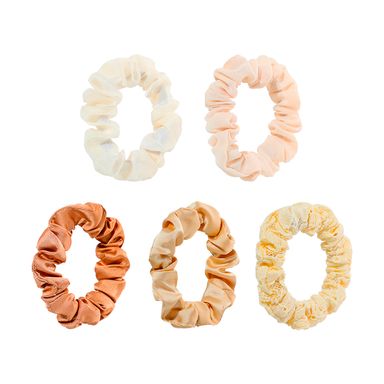 Dona para el cabello pequeña color degradado amarillo 5 pzs -  Miniso