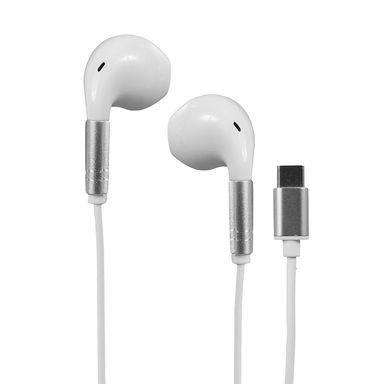 Audífonos con cable con micrófono tipo c modelo w10202 blanco -  Miniso