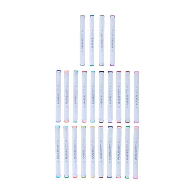 Plumón juego de marcadores de doble cabeza lavable 24 colores -  Miniso