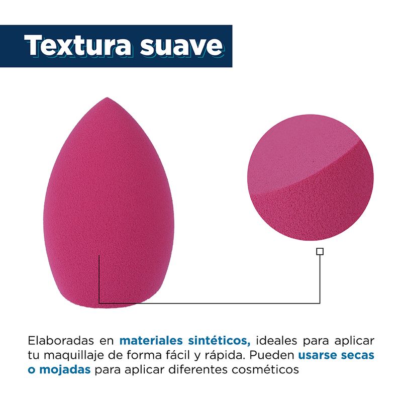 Esponja-de-maquillaje-inclinada-con-estuche-de-viaje-transparente-fucsia-Miniso-4-10765