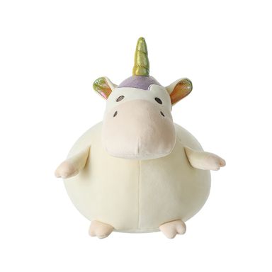 Peluche redondo unicornio beige - Miniso