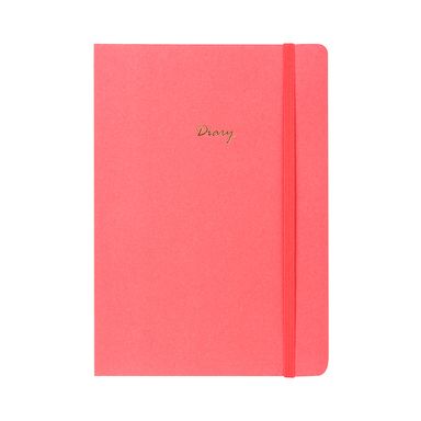 Cuaderno estampado con plan mensual rojo 160 hojas -  Miniso