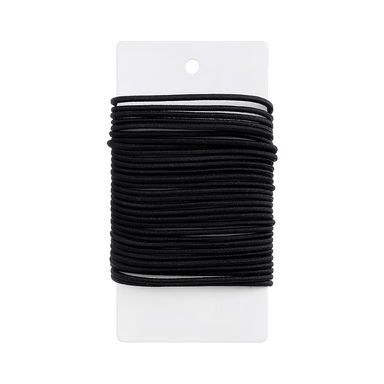 Paquete de ligas para cabello negro 30 pzs 3mm - Miniso