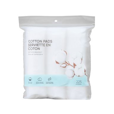 Almohadillas redondas suaves de algodon de doble cara 225 unidades -  Miniso