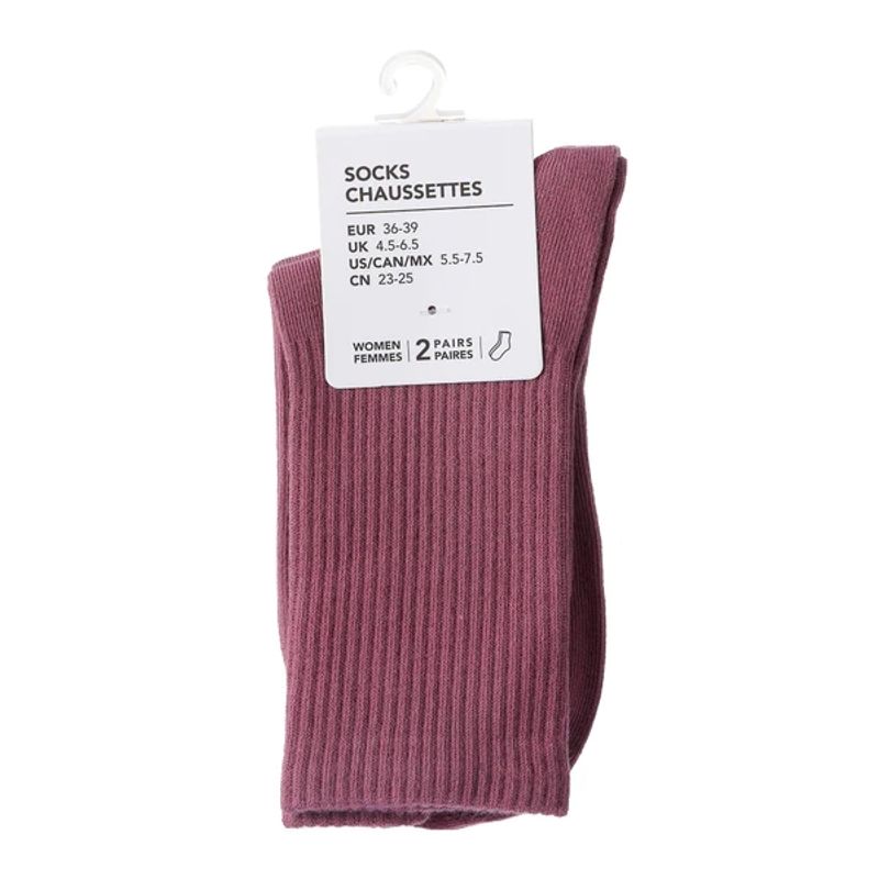 Medias-para-mujer-estilo-deportivo-de-color-solido-21-cm-colores-basicos-2-pzas-Miniso-2-9972
