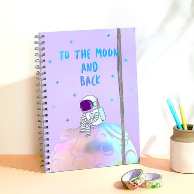 Libreta con espiral a4 illusion collection -  Miniso