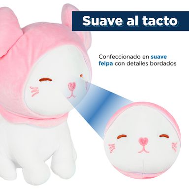 Peluche gatito con orejas corazón san valentín - Miniso