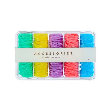 Ligas para cabello x 150 pzs surtido -  Miniso